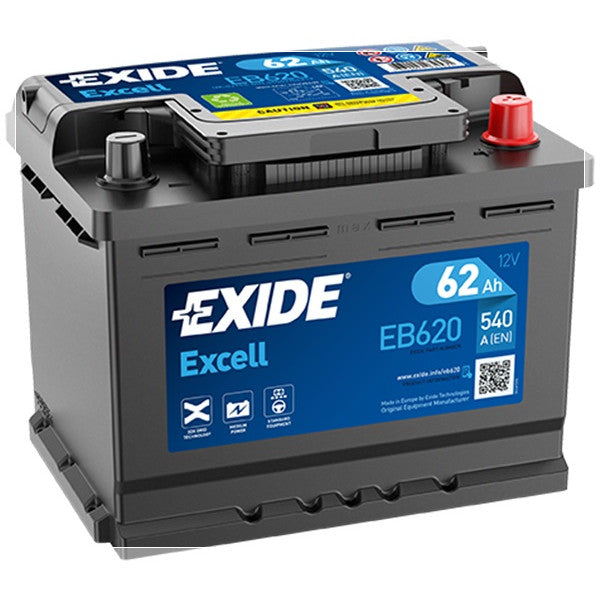 Exide Conventional Battery  - 12 V - 62Ah - 540CCA