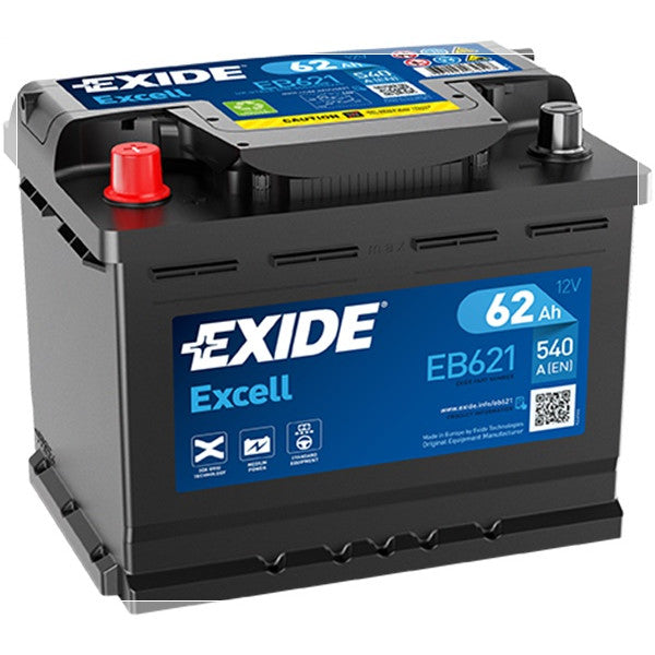 Exide Conventional Battery  - 12 V - 62Ah - 540CCA