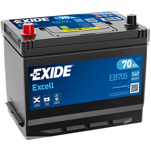 Exide Conventional Battery  - 12 V - 70Ah - 540CCA