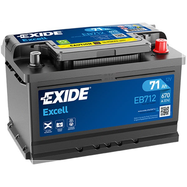 Exide Conventional Battery  - 12 V - 71Ah - 670CCA