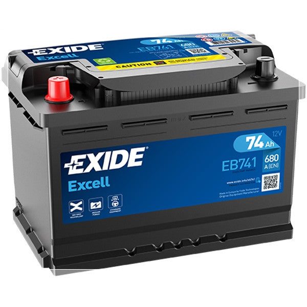 Exide Conventional Battery  - 12 V - 74Ah - 680CCA