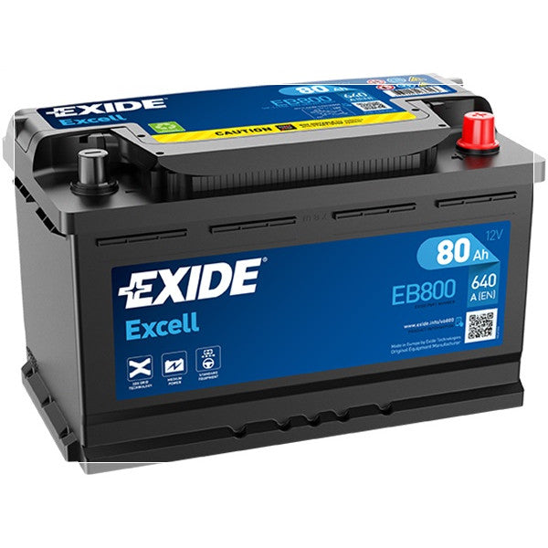 Exide Conventional Battery  - 12 V - 80Ah - 640CCA