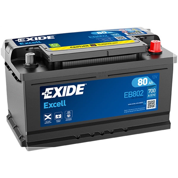 Exide Conventional Battery  - 12 V - 80Ah - 700CCA