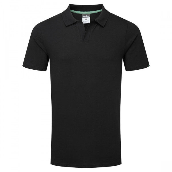EC210 - Organic Cotton Recyclable Polo Shirt Black