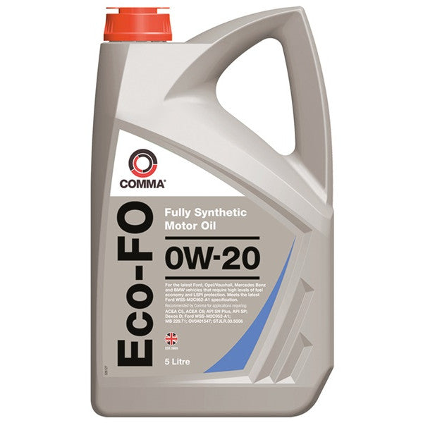 Comma Eco-FO 0W-20 Motor Oil - 5 Litre