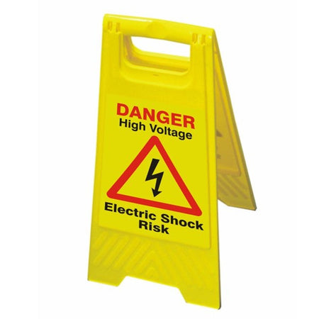 Hazard Floor Sign - High Voltage