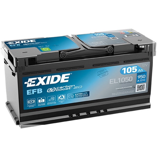 Exide EFB Battery  - 12 V - 105Ah - 950CCA
