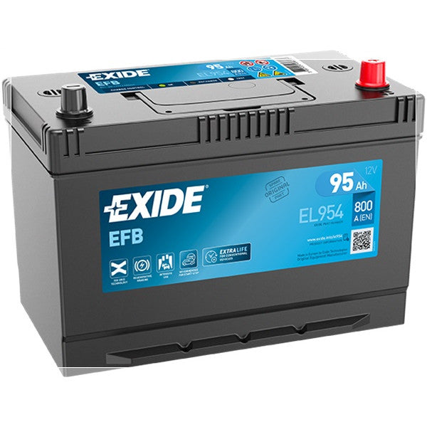 Exide EFB Battery  - 12 V - 95Ah - 800CCA