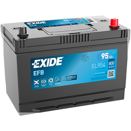 Exide EFB Battery  - 12 V - 95Ah - 800CCA