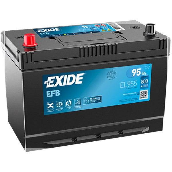 Exide EFB Battery  - 12 V - 95Ah - 800CCA