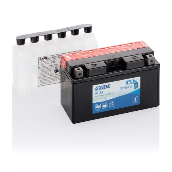 Exide Motorcycle Battery  - 12 V - 6.5Ah - 85CCA
