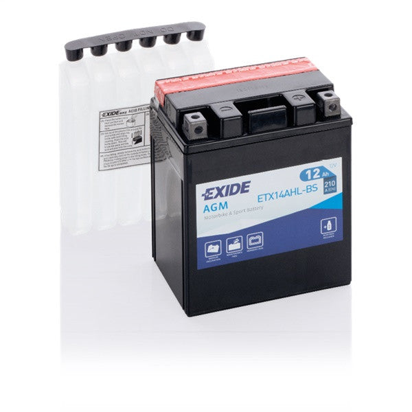 Exide Motorcycle Battery  - 12 V - 12Ah - 210CCA