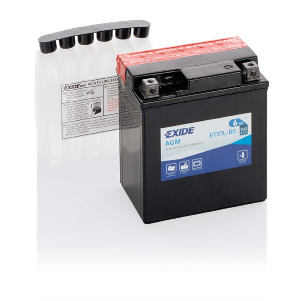 Exide Motorcycle Battery  - 12 V - 6Ah - 100CCA