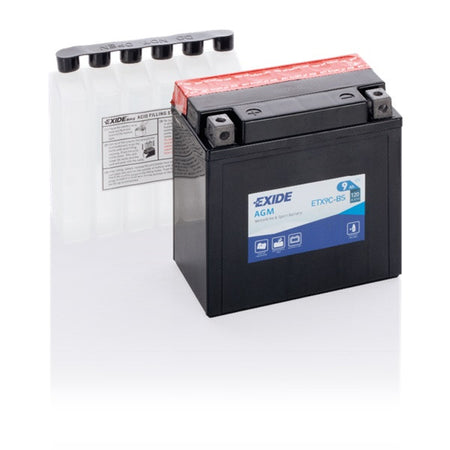 Exide Motorcycle Battery  - 12 V - 9Ah - 120CCA