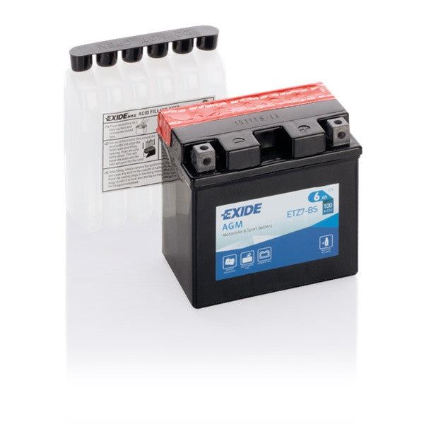 Exide Motorcycle Battery  - 12 V - 6Ah - 100CCA