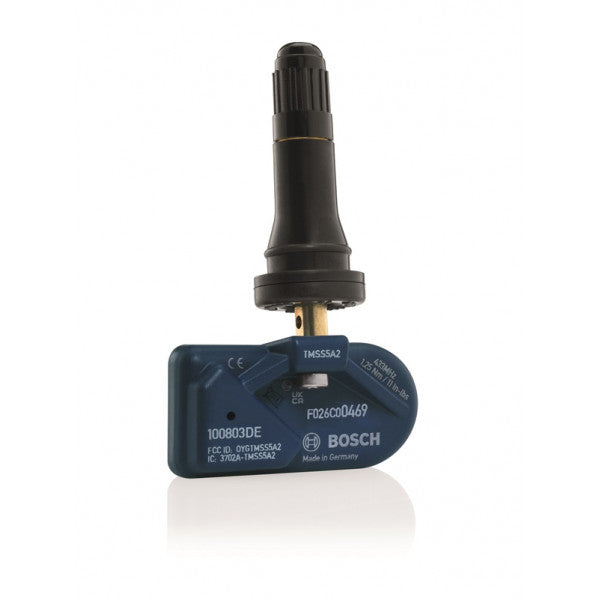 Tpms Snap In Rubber Valve (Black)