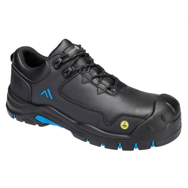 FC19 - Apex Compositelite Shoe S3S ESD HRO SR SC FO BLACK AND BLUE