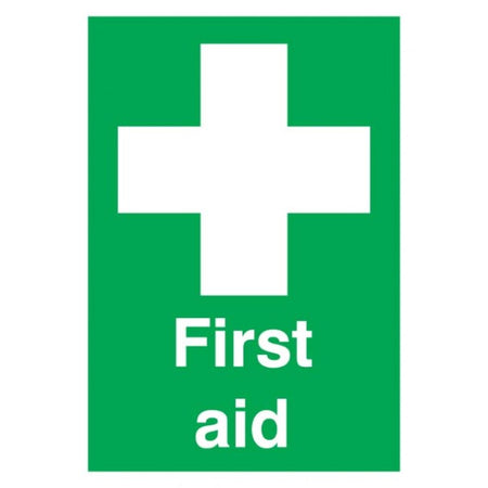 First Aid Sign - Rigid Polypropylene - 210mm x 148mm