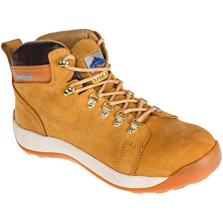 Mid-Cut Nubuck Boots - Honey - UK 8