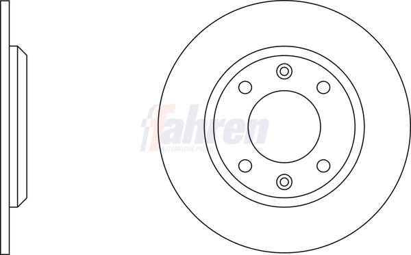 Fahren FBD6003 Brake Disc - 1