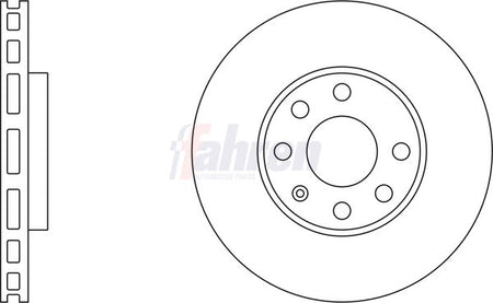 Fahren FBD6004 Brake Disc - 1
