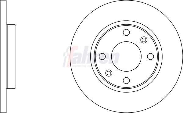 Fahren FBD6011 Brake Disc - 1