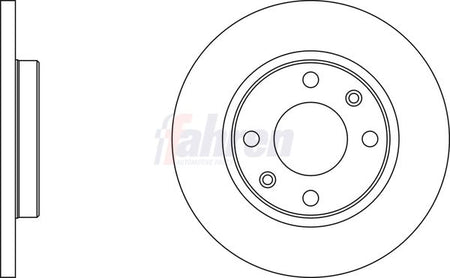 Fahren FBD6011 Brake Disc - 1