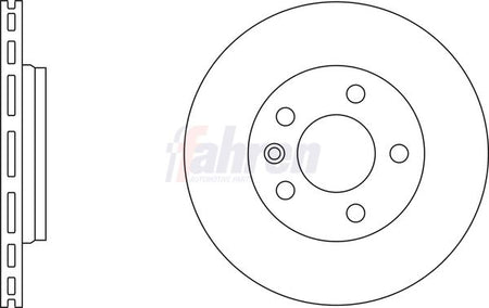 Fahren FBD6022 Brake Disc - 1