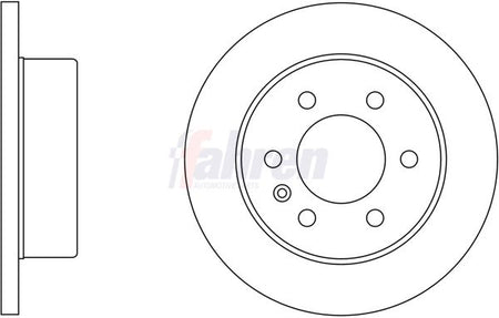 Fahren FBD6023 Brake Disc - 1