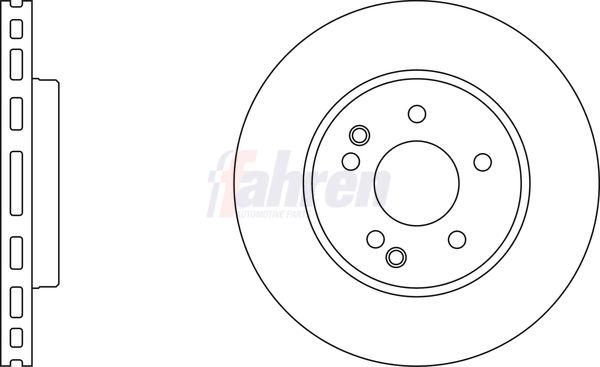 Fahren FBD6034 Brake Disc - 1