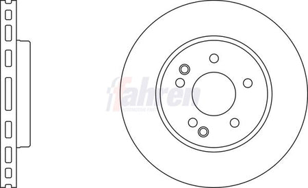 Fahren FBD6034 Brake Disc - 1