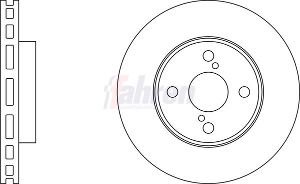 Fahren FBD6044 Brake Disc - 1