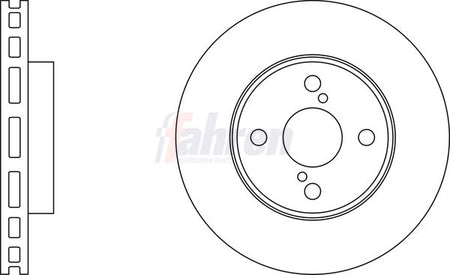 Fahren FBD6044 Brake Disc - 1