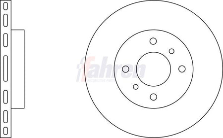 Fahren FBD6049 Brake Disc - 1