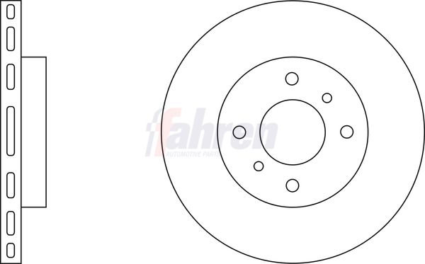 Fahren FBD6049 Brake Disc - 1