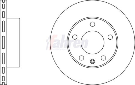 Fahren FBD6052 Brake Disc - 1