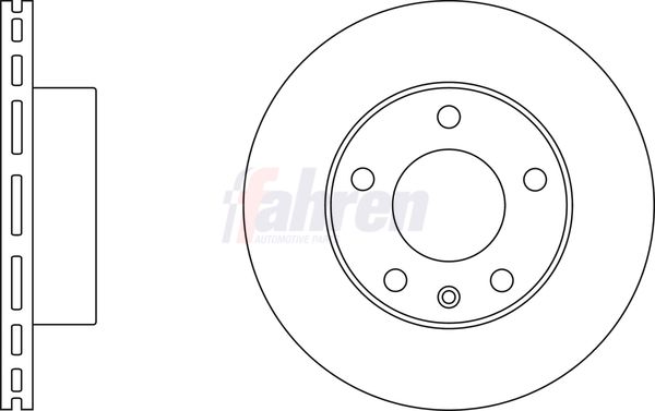 Fahren FBD6052 Brake Disc - 1