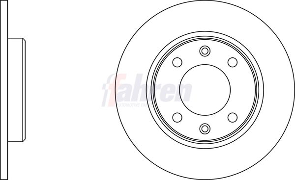 Fahren FBD6059 Brake Disc - 1