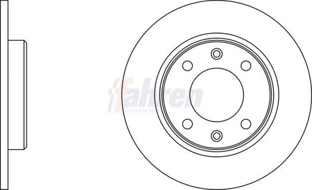 Fahren FBD6059 Brake Disc - 1