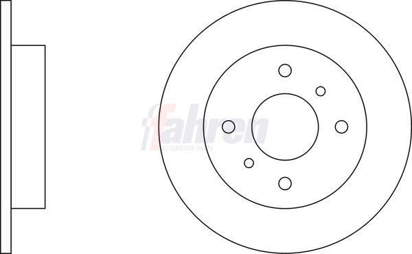 Fahren FBD6071 Brake Disc - 1