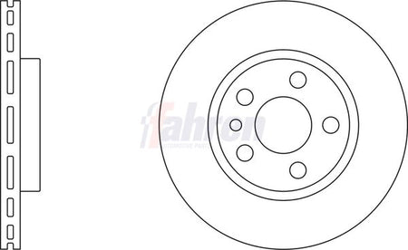 Fahren FBD6073 Brake Disc - 1