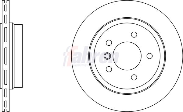 Fahren FBD6074 Brake Disc - 1