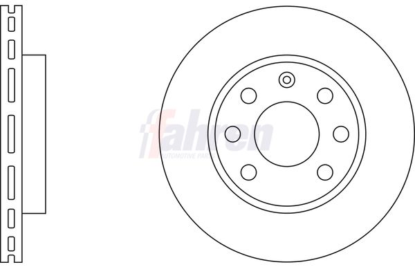 Fahren FBD6081 Brake Disc - 1