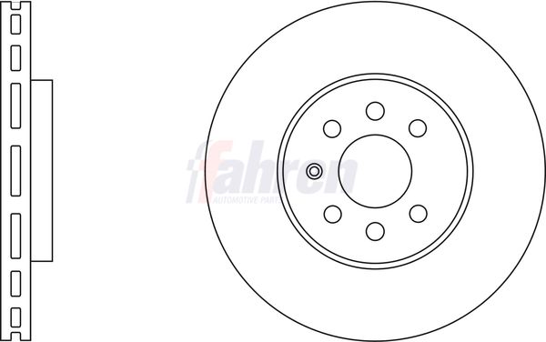 Fahren FBD6082 Brake Disc - 1