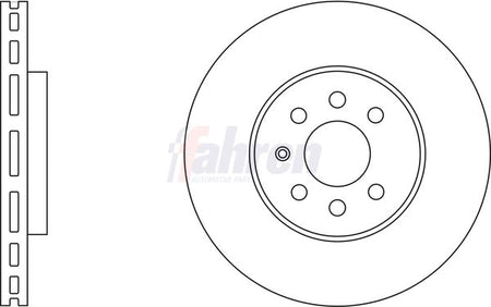 Fahren FBD6082 Brake Disc - 1