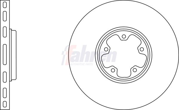 Fahren FBD6090 Brake Disc - 1