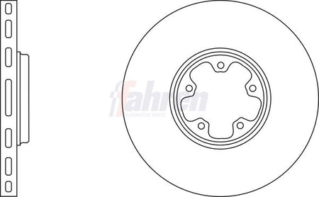 Fahren FBD6090 Brake Disc - 1
