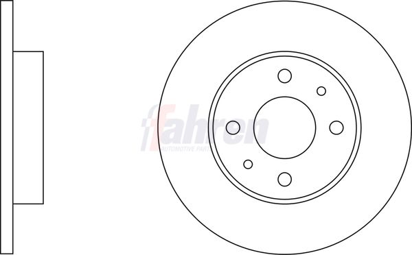 Fahren FBD6092 Brake Disc - 1