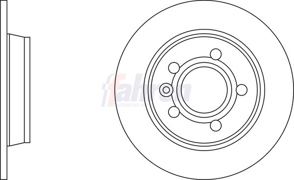 Fahren FBD6097 Brake Disc - 1