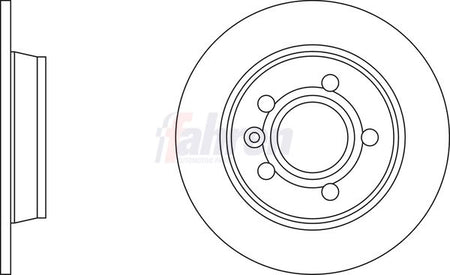 Fahren FBD6097 Brake Disc - 1